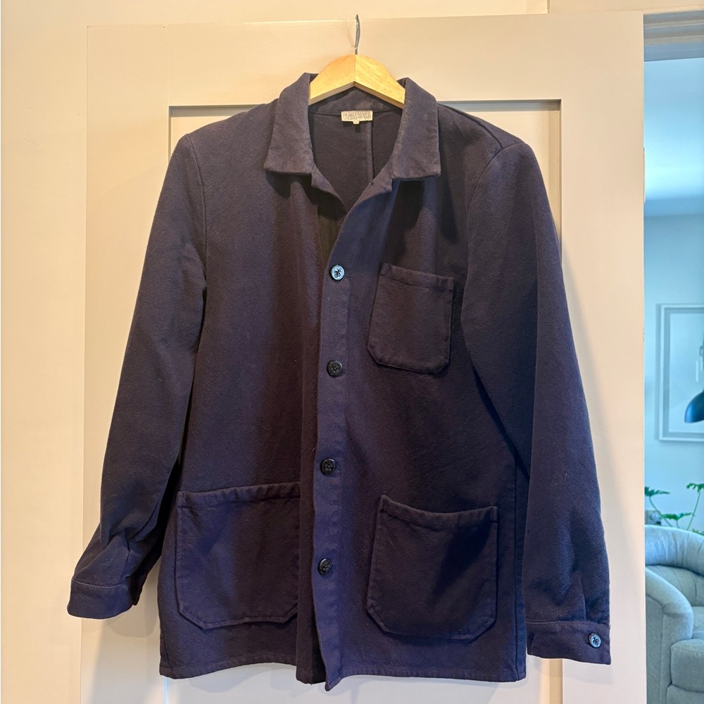 Quaker Marine Supply Co. French Chore Jacket, Navy